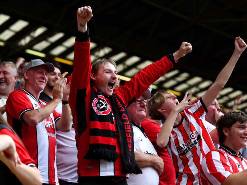 Blades fan gallery v Everton