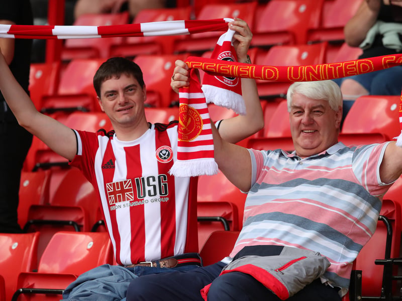 Blades fan gallery v Everton