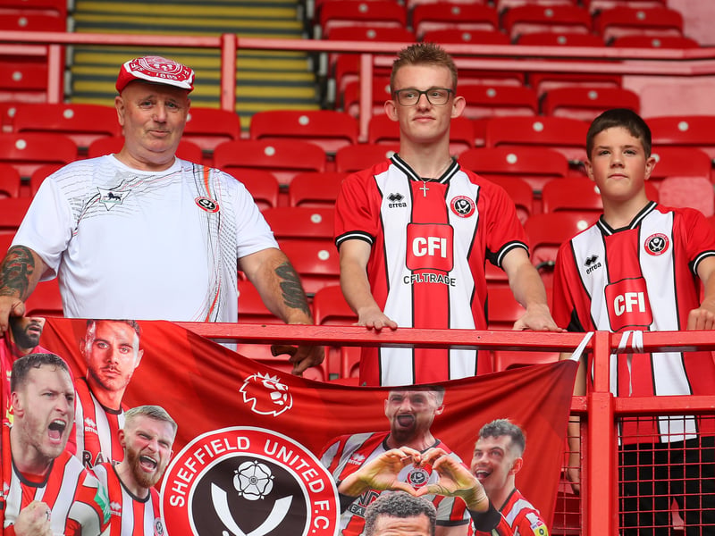 Blades fan gallery v Everton