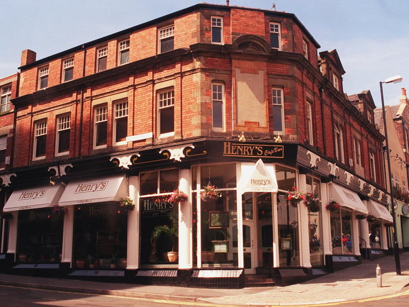 Henry's Cafe Bar in 2005. The popular Sheffield diner closed in 2015.