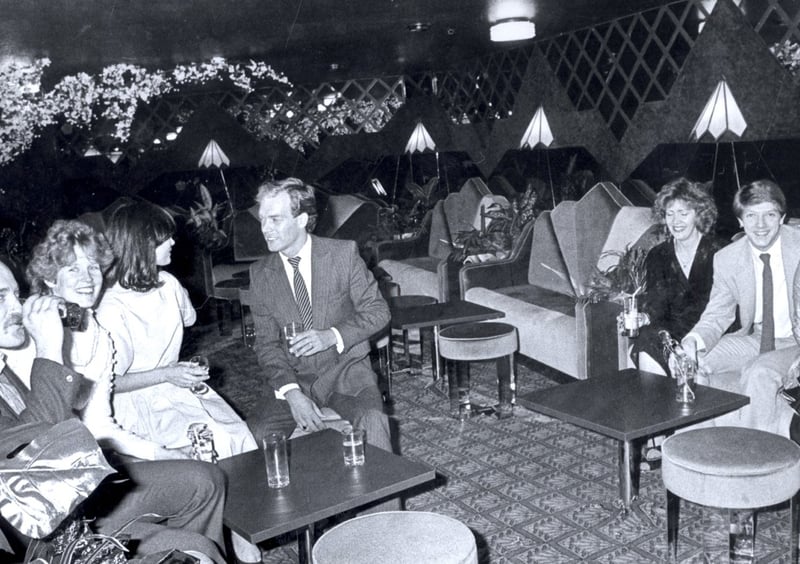 Interior of the new Romeo room at Romeo's and Juliet's nightclub, Sheffield, in 1983
