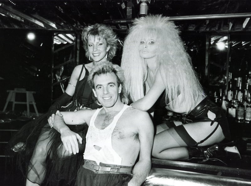 Peter Stringfellow, pictured here with his daughter Karen (left) and Frizzbee Fox in 1983, was not an academic high-flyer but later excelled at business, becoming a hugely successful nightclub owner. He grew up in Pitsmoor, Sheffield, and attended Pye Bank Church of England Primary School and then Burngreave Secondary School for one year after failing his 11 Plus exam. After eventually passing the exam, he moved to Sheffield Central Technical College, which he left at the age of 15 with a 4th grade Technical Diploma.
