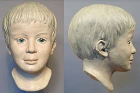 These facial reconstruction images have been released by Interpol in an attempt to discover the identity of a boy whose body was found dumped in the River Danube in Germany. Kerry Needham, whose son Ben Needham went missing on Kos in 1991, aged 21 months, has said the facial reconstruction 'has a look of Ben' and called on police to investigate a possible link to her son's disappearance. Picture: Interpol