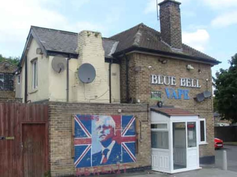 Boris Johnson mural on the wall of Blue Bell Vape electronic cigarettes (formerly the Blue Bell Inn), on Main Street, Hackenthorpe, in 2017. Photo: Andrew Milroy/Picture Sheffield