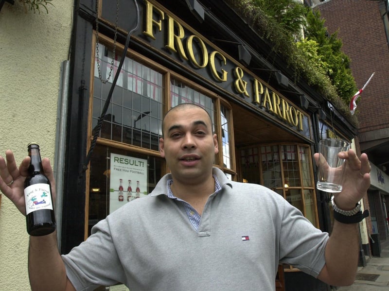 Roger and Out, brewed at the Frog and Parrot, near Devonshire Green, was once famous as the strongest beer in the world, certified by the Guinness Book of Records. It is no longer brewed.