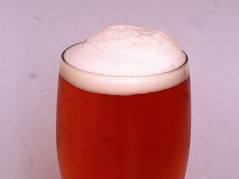 Reckless was the regular strength beer brewed at the Frog and Parrott in the 1980s and 90s, before small breweries were widely operating in Sheffield. This  is a file picture of a pint, and is not necessarily Reckless.