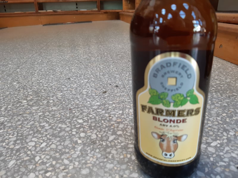 Farmers Blonde, brewed by Bradfield Brewery, is the brewery's best known beer. It is also available in a gluten-free version