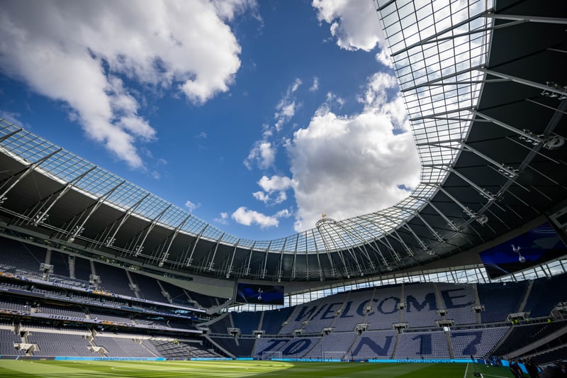 Average attendance at the Tottenham Hotspur Stadium - 61,872
