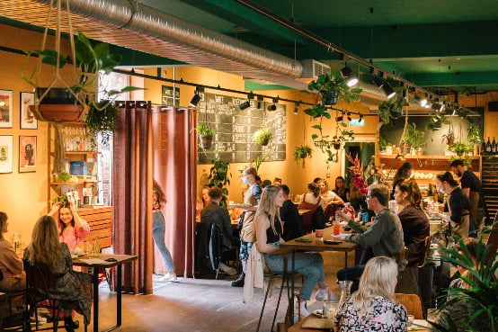 Buyers Club is a hidden restaurant on Hardman Street, offering a range of small plates and craft ales. Tony Naylor recommends visiting for casual dining and cheap eats and said it produces ‘some of the best Italian food in the region’. 