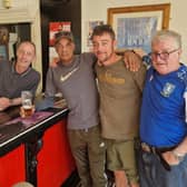 Glen Small, Carl Foster, Paul Turner and Harry Codd at The Big Gun