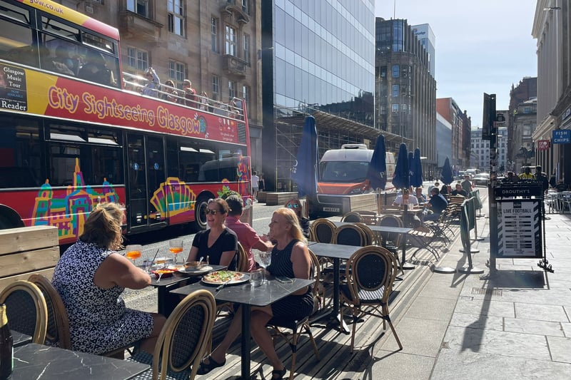 Queen Street is a great place to meet up for a bite to eat or a drink in the sun - a great spot for people watching too!
