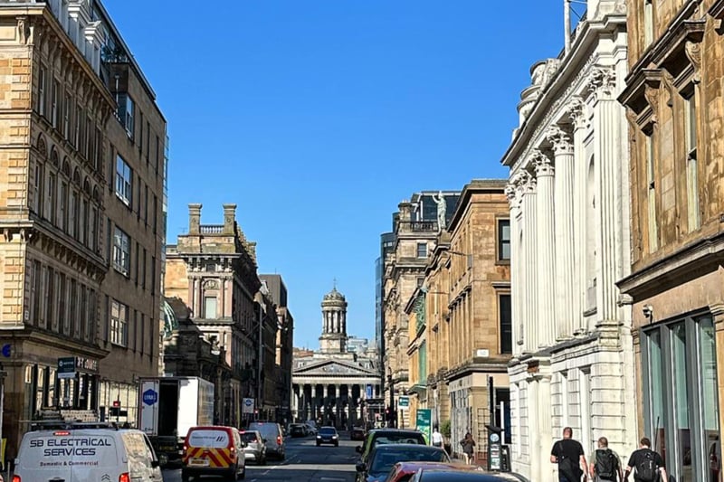 Ingram Street looking towards GOMA in the afternoon sun - look at that shade of blue! That’s the last time we’ll be seeing the sky like that for a while.