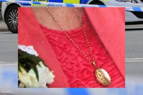 Members of the public are being asked for their help to reunite an elderly resident with a locket containing their 'only' picture of a loved one, which was stolen during a burglary at their home in a Sheffield suburb