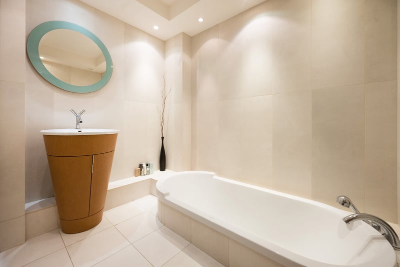 One of the luxury bathrooms inside the property 