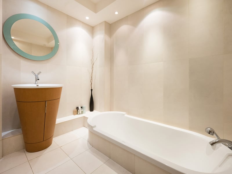 One of the luxury bathrooms inside the property