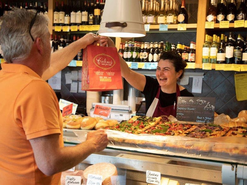 Celino’s from the East End set up a branch in Partick in 2017. They have a fine selection of pasta and pizza on offer with an exceptional deli counter.