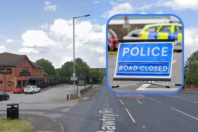 Emergency services are currently in attendance at the scene of the crash, which took place in in Bawtry Road, Brinsworth, Rotherham - near to the junction with Bonet Lane - earlier today (Wednesday, September 6, 2023)