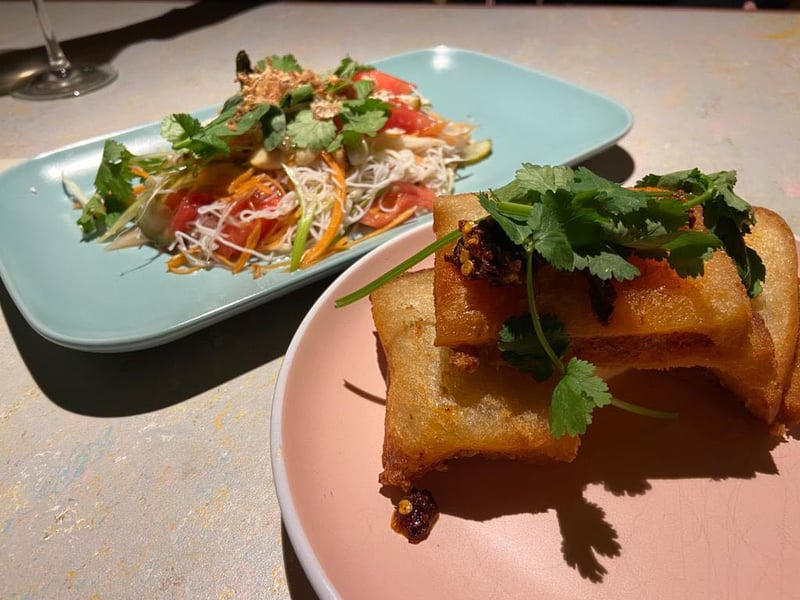 Ga Ga Kitchen and Bar is a Malaysian inspired diner with cocktails that can be found on Dumbarton Road