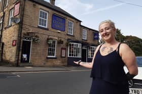 New boss Sophie Bailey pictured outside the Closed Shop pub on Commonside, Crookes, re-opening after being closed for three months. Picture: David Kessen, National World