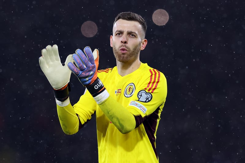 Pretty much recognised as Scotland’s first choice stopper now and only a late injury would see his place in the team be in any kind of doubt