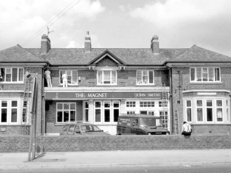 The Magnet pub, on Southey Green Road, Sheffield, is pictured here being redecorated in 1986. It often crops up in lists of Sheffield’s ‘roughest’ pubs of yesteryear, but Lorraine Beal said: "Loved the Magnet - always a brilliant pint - what you saw is what you got, no airs and graces - but full of genuine folk."