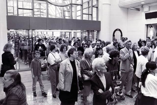 Meadowhall opening day on September 4 1990