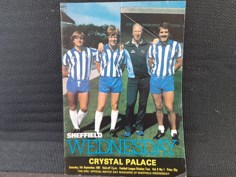 Back in the second division, Jack Charlton's Owls beat Crystal Palace 1-0 on September 5, 1981