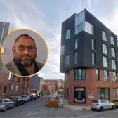 A 40-strong group is in control of Kelham Works on Alma Street after taking developer Gary Ata, inset, to a property tribunal.