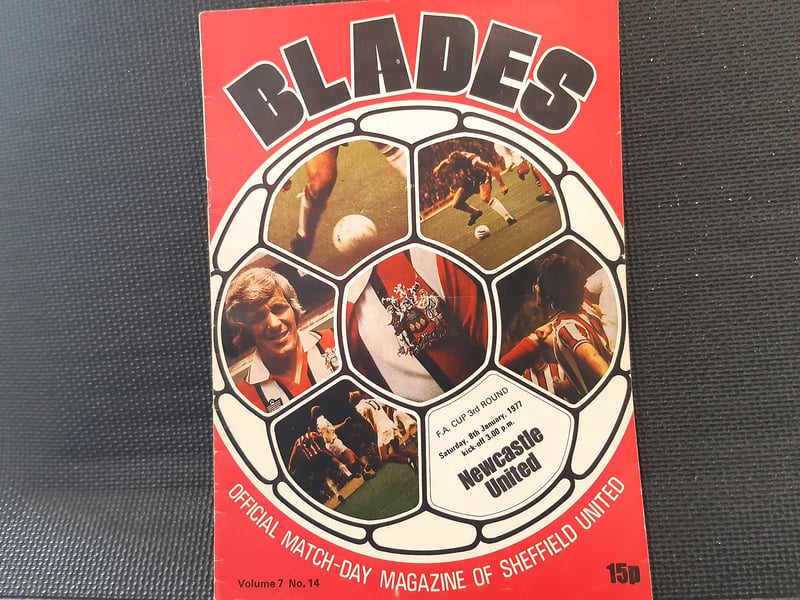 Top flight Newcastle United arrived at Bramall Lane on January 8, 1977, with a then second division Blades site taking them on in the FA Cup third round. Blades got a 0-0 draw, but sadly lost the replay 3-1