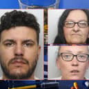 Bernice Beal (top right) and Rachel Murdoch (bottom right) have both been jailed for their role in the substantial South Yorkshire drug empire of Callum Zide (left)