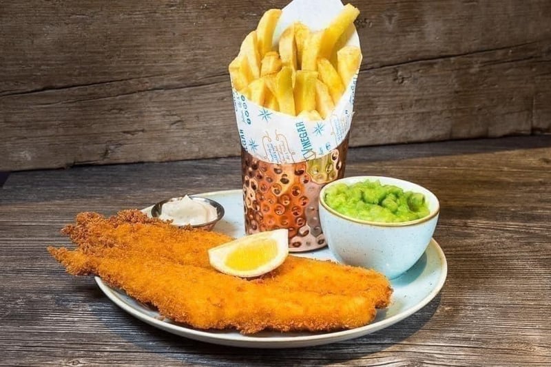 Whether you are looking to sit in or takeaway, head to Salt and Vinegar in Shawlands for your local fish and chips. 