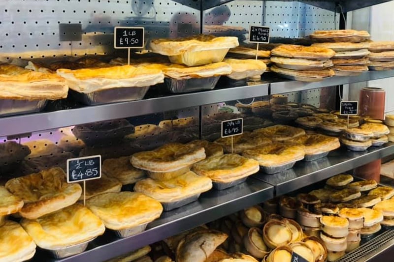 McGraddie Butchers have a wide range of fresh products which includes these terrific pies. 