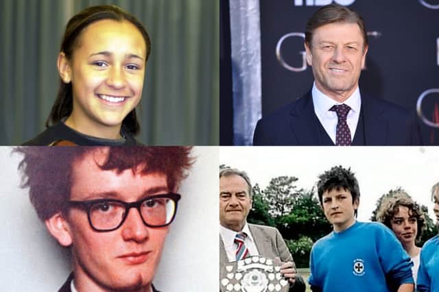 Some Sheffield celebrities did better at school than others