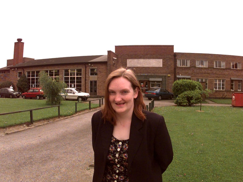 Meadowhead School teacher Sarah Cowell in 1998