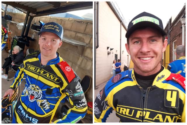 Kyle Howarth and Josh Pickering top scored for Sheffield in their KO Cup final first leg against Ipswich. Pictures: David Kessen, National World