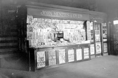 John Menzies was an essential part of Central Station that had bookstalls and shops across the country. 