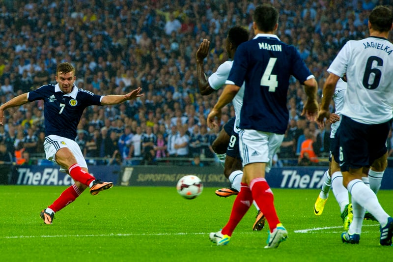 Morrison opens up the scoring for Scotland in fixture that eventually ends in 3-2 win for England
