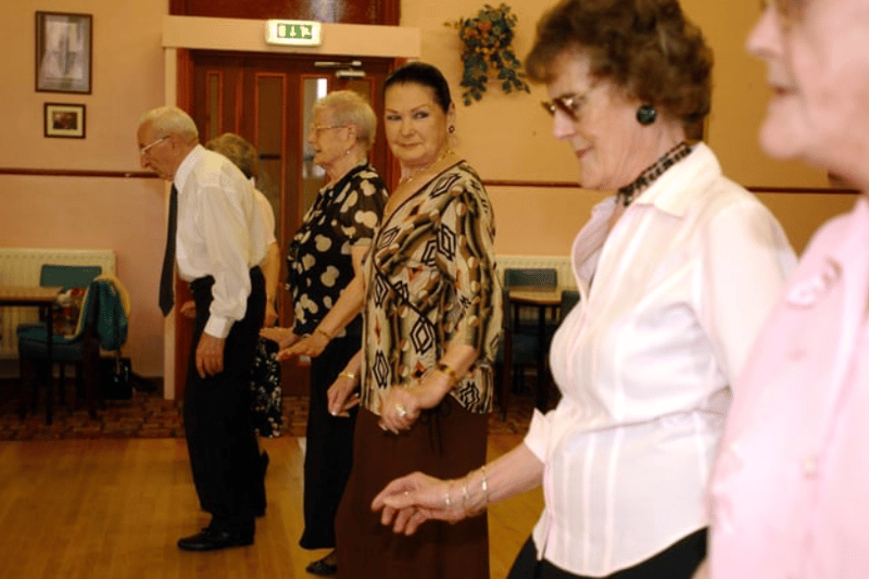 Ballroom dancing in 2004 at the Charles Young Centre. Photo: TR
