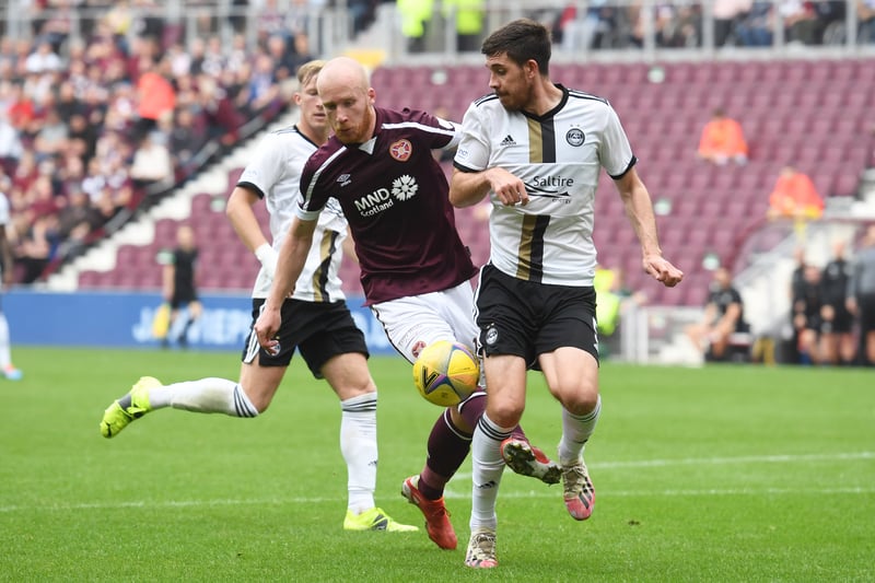 Liam Boyce scored a penalty while Funso Ojo equalised in the 71st minute as Hearts and Aberdeen drew