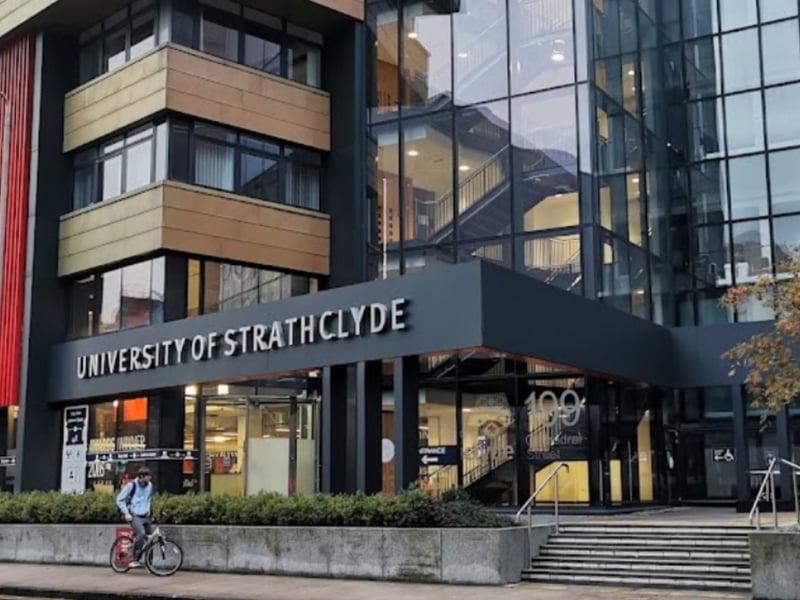 The University of Strathclyde, based in Glasgow, completes the top five in Scotland. It remains in 16th place UK-wide.