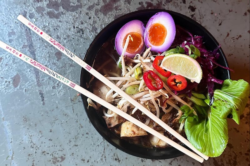 Meaty noodle Pho soup bowls bursting with flavour, as well as separate gluten-free and vegan menus. 