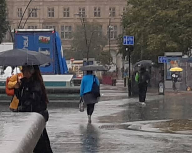 Sheffield set for heavy rain and strong winds. Picture: David Kessen, National World