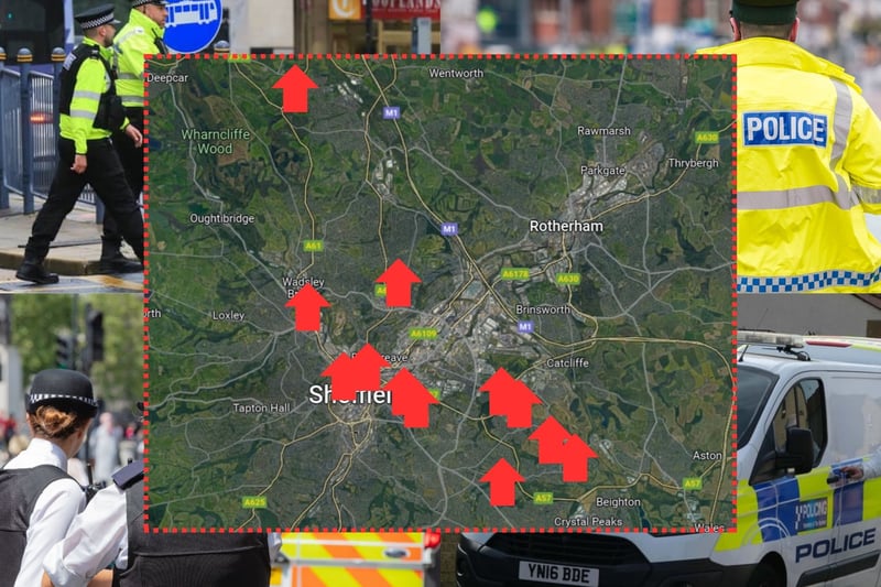 12 Sheffield streets plagued by reports of anti-social behaviour, new police figures reveal