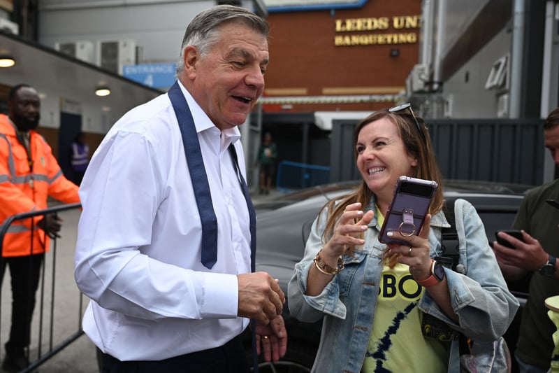 Big Sam may be around no longer but getting a selfie an autograph from a Leeds United star is always a great feeling.