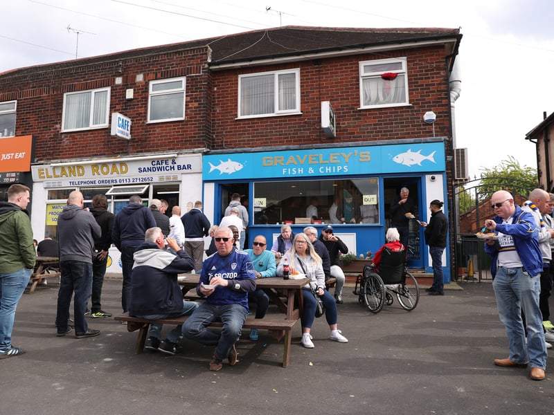 The fish and chips at Graveley’s are some top tier grub and the perfect pre-match nerve settler.