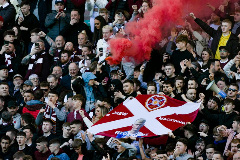 Away from home, Hearts fans have coined the Easter Road South Stand as ‘the dancefloor’ in honour of celebrating famous victories over their Edinburgh rivals.