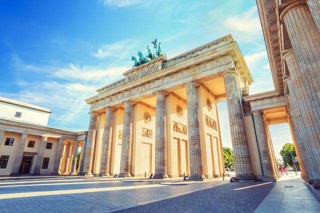 Explore Brandenburg Gate and the East Side Gallery in Berlin with flights flying directly from Glasgow Airport to the German capital in just over two hours. 