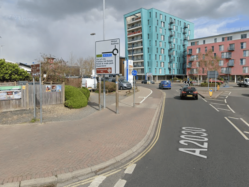 The walk from the train station to Fratton Park along Goldsmith Avenue could be a winger’s training session with all the weaving and rushed supporters.
