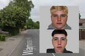 Officers investigating an attempted robbery in Sheffield have released e-fit images of two men they would like to identify