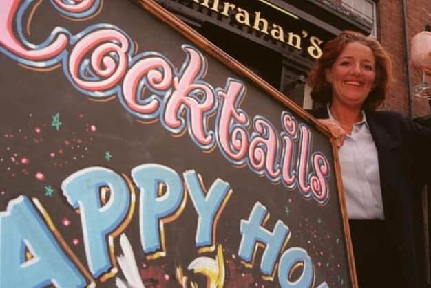Carmel Daly, licensee at Hanrahan's, when she became National Innkeeper of the year in 1998.